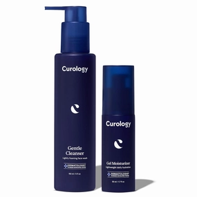 Curology Skin Care Set, Gentle Cleanser Face Wash and Gel Moisturizer Face Lotion, Fragrance Free