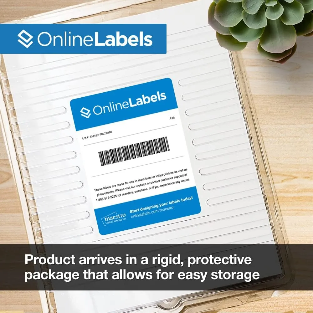 Customizable Address Labels - 4 x 1.33 - Permanent, White Matte - Mailing, Barcoding - Pack of 14,000 Labels, 1,000 Sheets - Inkjet/Laser Printers - Online Labels
