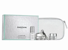 Darphin La Structure Stimulskin Plus 4 Piece Collection - Renewal Cream, Serum, Eye & Lip Cream, Cosmetic Bag GIFT SET