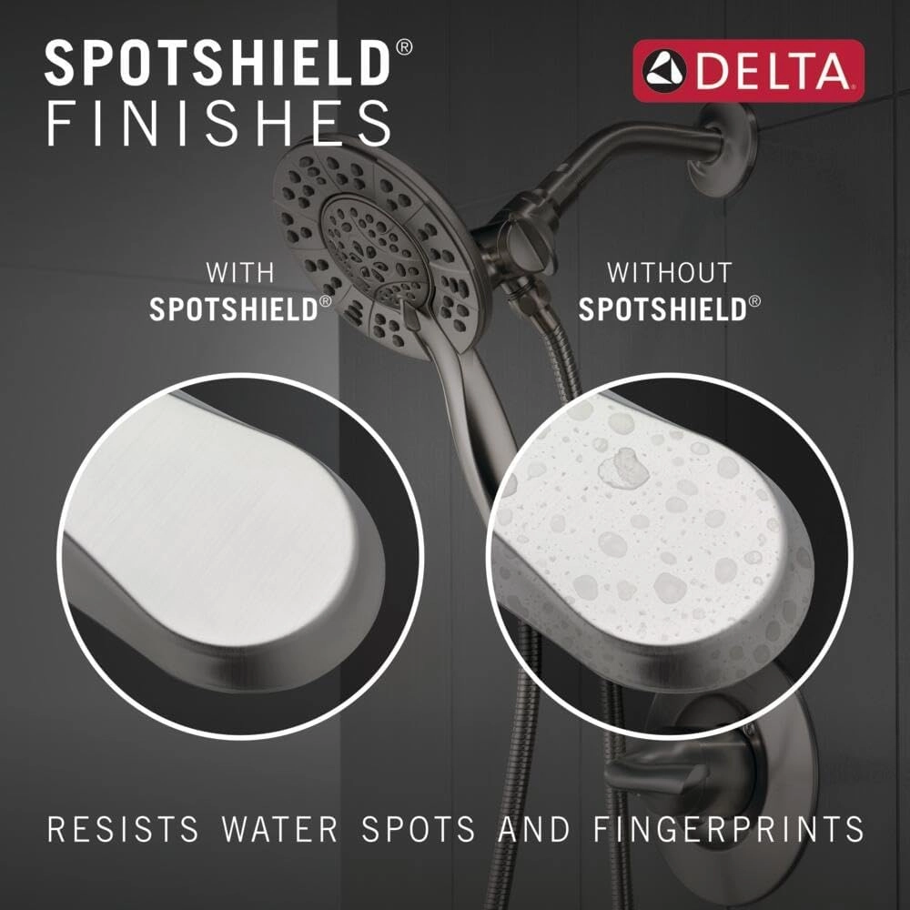 DELTA 142840-SP-I Arvo Tub Shower, SpotShield Brushed Nickel