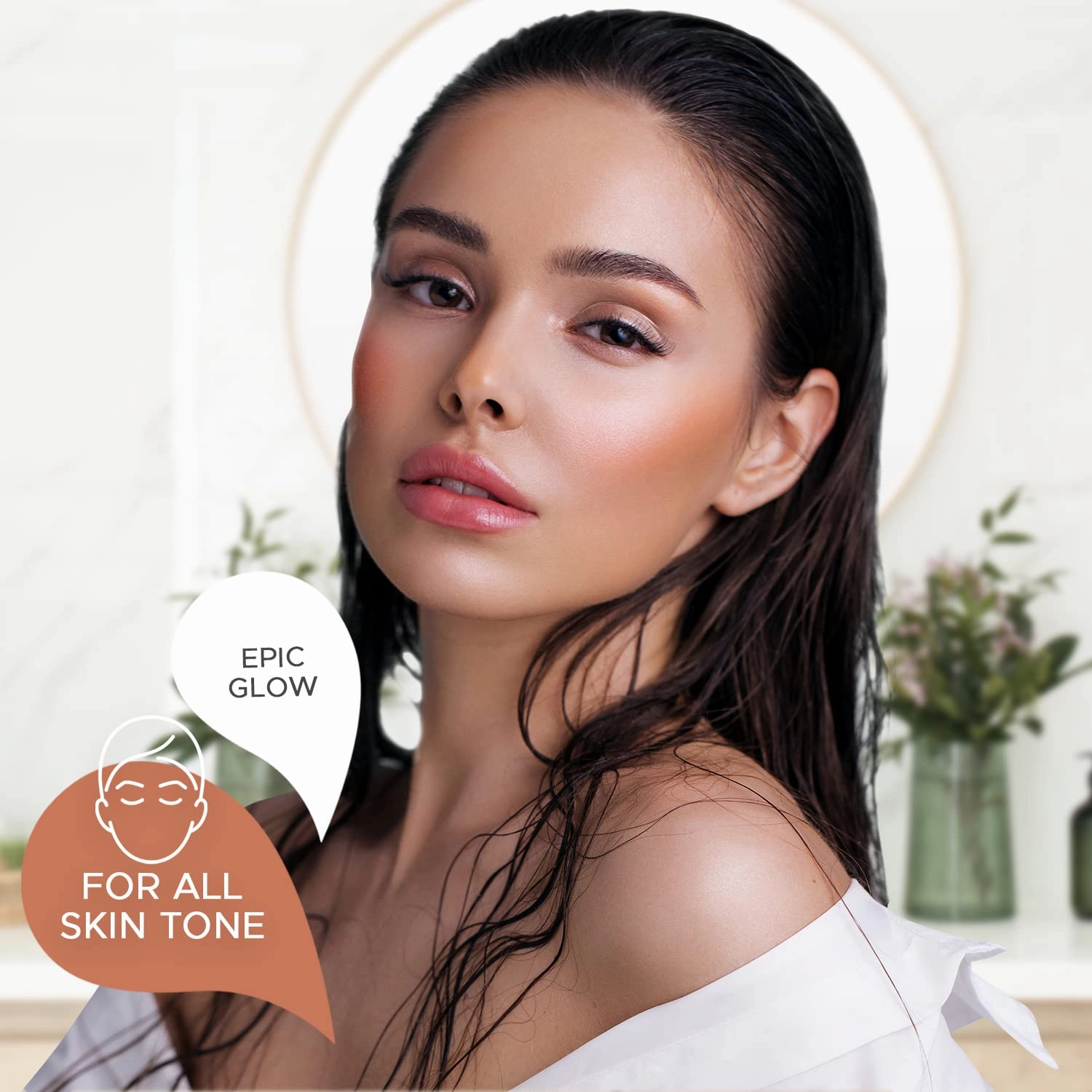 Diamond Drip Liquid Highlighter By Give Them Lala- Highly Pigmented Shimmer Highlighter For Face & Chest- Illuminator Drops For Diamond Sparkle- Glow Drops For Dewy Foundation, Cruelty-Free (Girl's Best Friend)