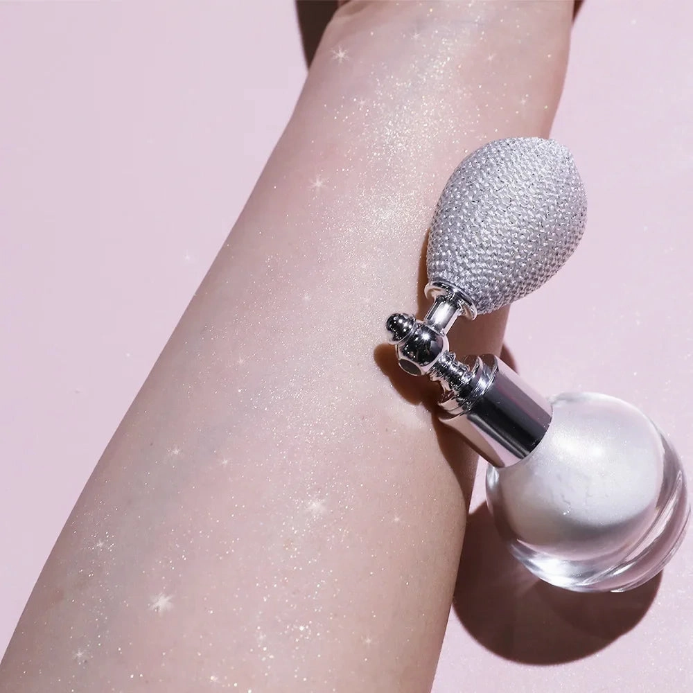 Diamond Highlighter Powder Spray Waterproof High Gloss Glitter Body Bronzer