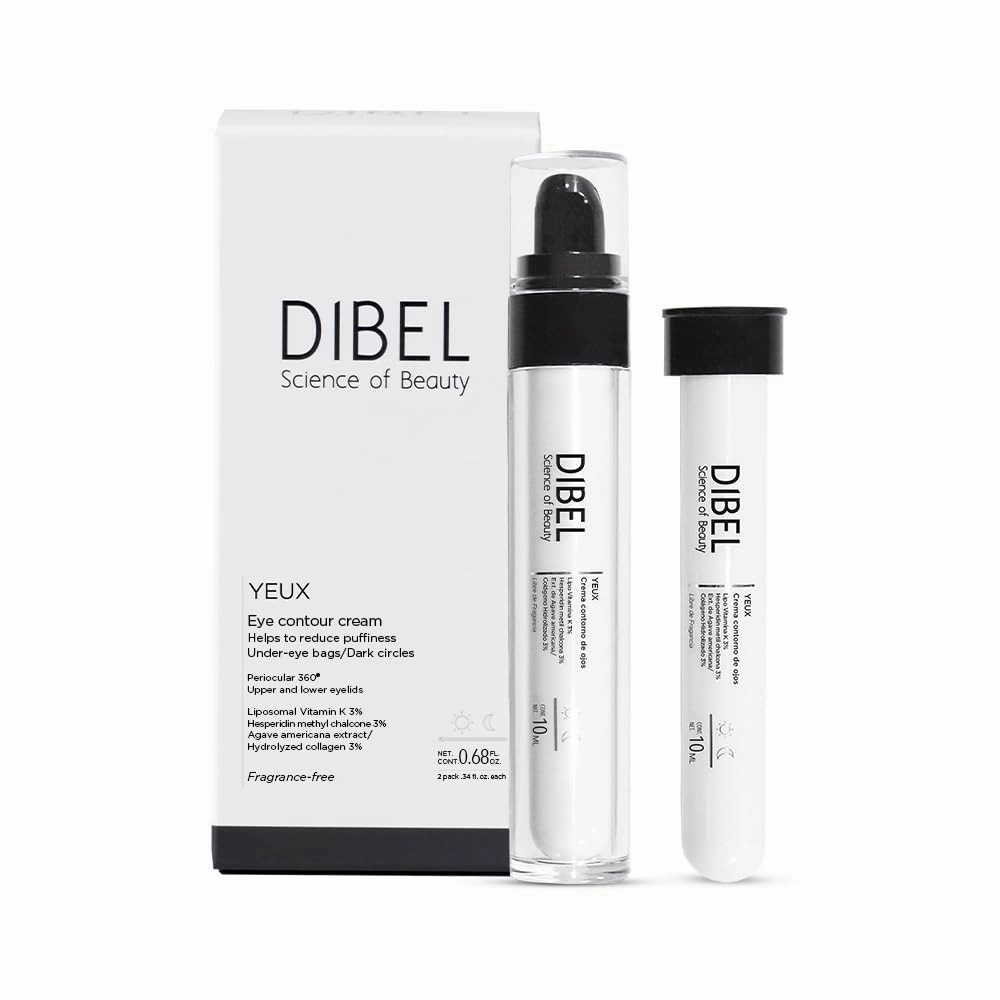 Dibel Yeux – Eye Contour Cream – 360° Periocular Care - Prevents expression lines – Includes refill