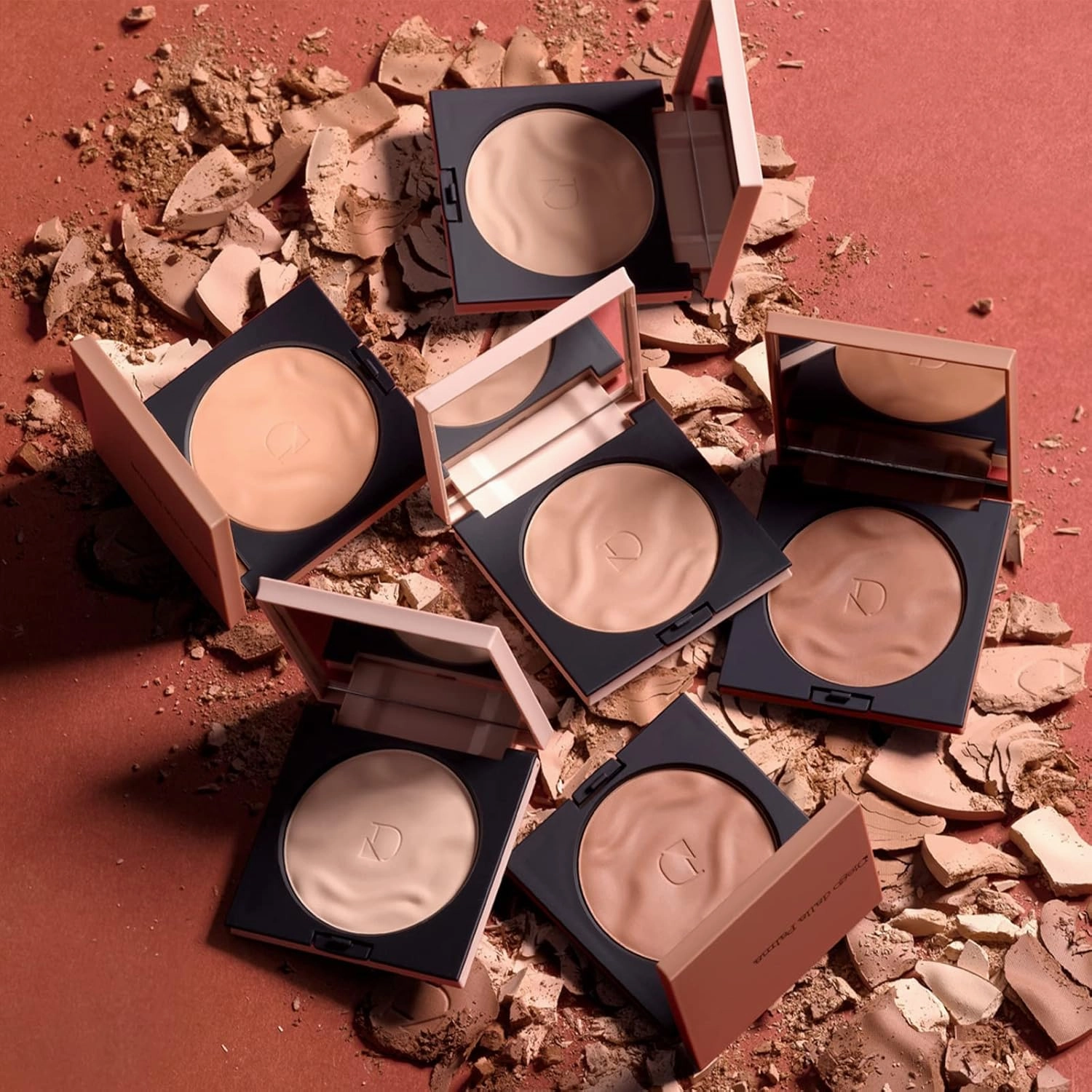 Diego dalla Palma Nudissimo Hydra Butter Compact Powder - Rich, Buttery Texture - Light Coverage, Silky Formula - Infused With Mango Butter, Cocoa Butter - Matte Non-Chalky Finish - Shade 42-0.4 Oz