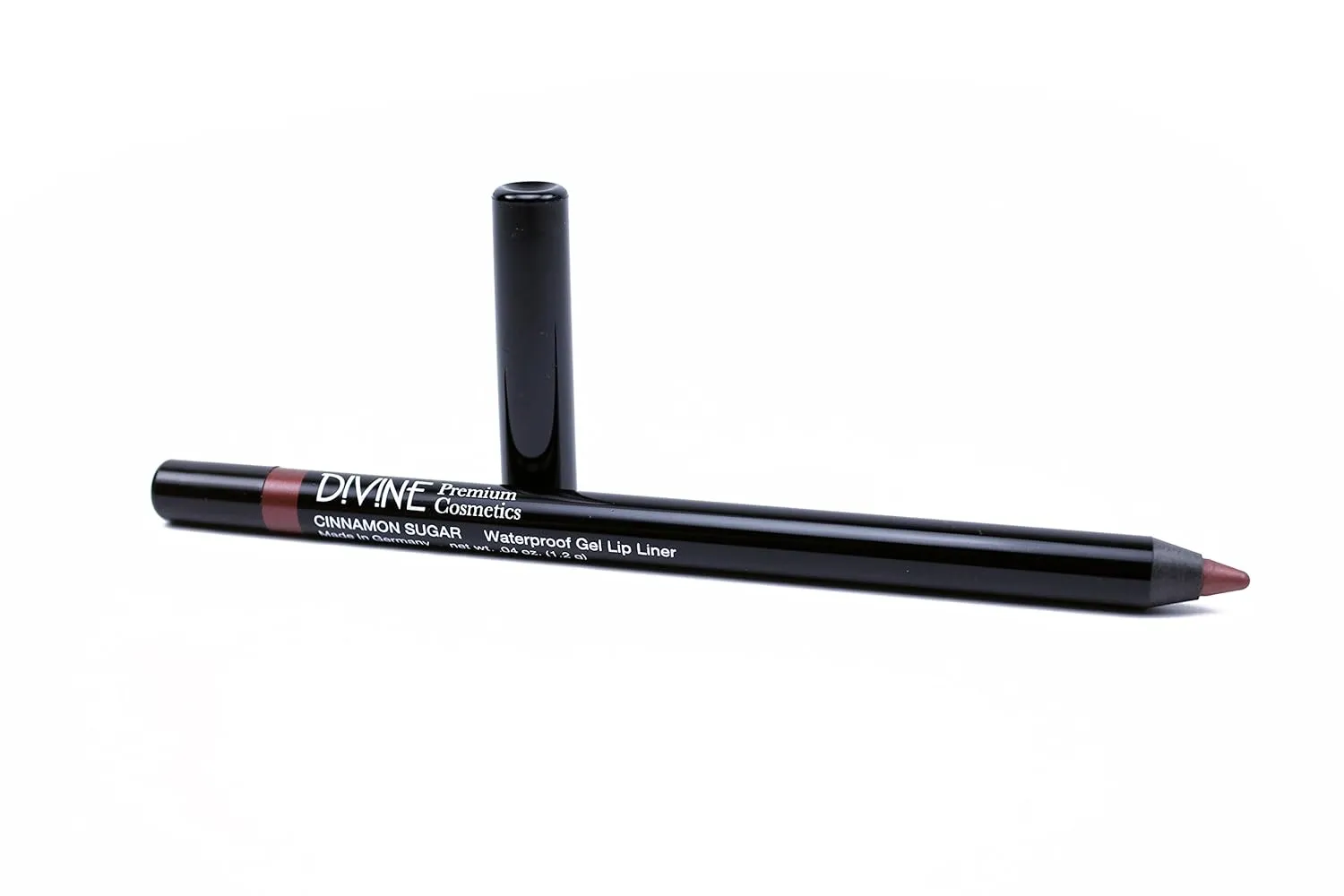 Divine Skin & Cosmetics - Lip Liner Pencil - Waterproof Gel Lip Liner - Kiss Proof, Highly Pigmented Gel Lip Liner - Cinnamon Sugar