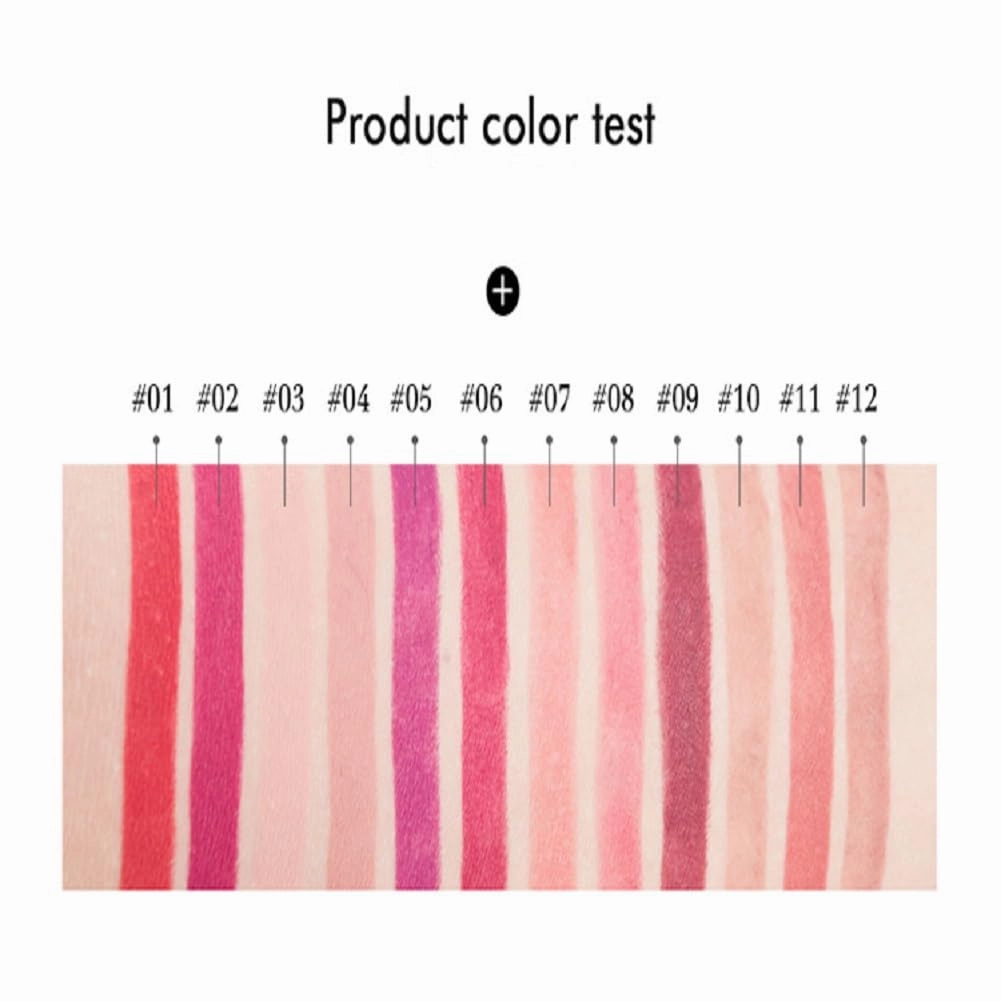 DNM Double head Lip Liner Pearl matte color developing waterproof lip liner (6pcs set 2)