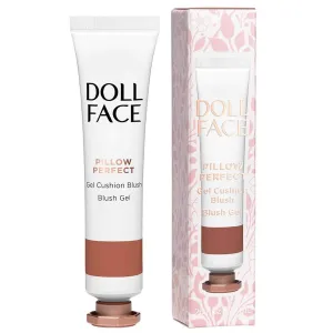 DOLL FACE Liquid Blush for Cheeks | Pillow Perfect Gel Cushion Blush | Cream Blusher Makeup | Lightweight, Blendable & Buildable Natural Radiance (Nudie)