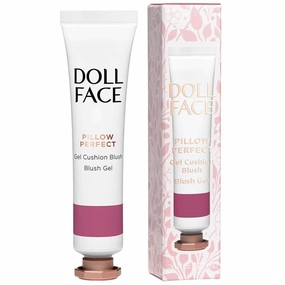 DOLL FACE Liquid Blush for Cheeks | Pillow Perfect Gel Cushion Blush | Cream Blusher Makeup | Lightweight, Blendable & Buildable Natural Radiance (Gossip)