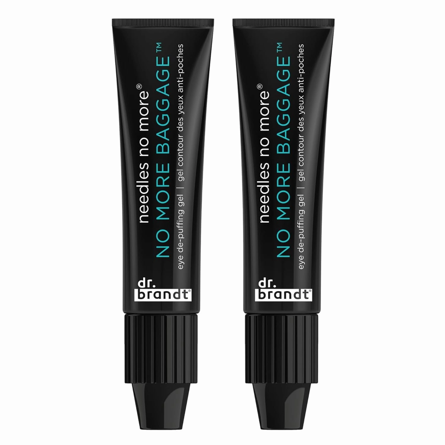 Dr. Brandt Needles No More, No More Baggage - 0.25 oz, Pack of 2 - Minimizes Under-Eye Bags, Puffiness & Dark Circles