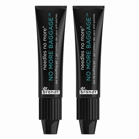 Dr. Brandt Needles No More, No More Baggage - 0.25 oz, Pack of 2 - Minimizes Under-Eye Bags, Puffiness & Dark Circles