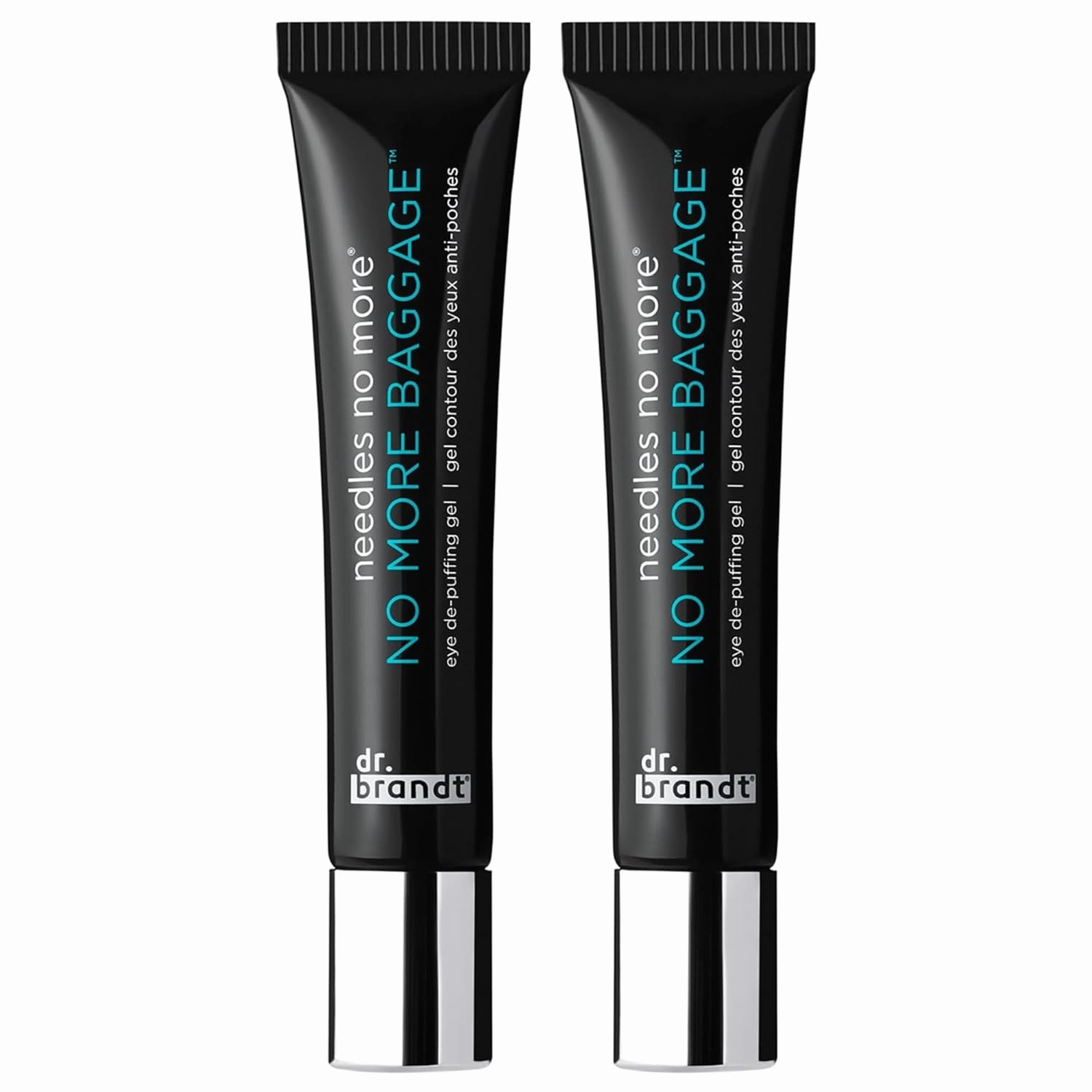 Dr. Brandt Needles No More, No More Baggage - 0.5 oz, Pack of 2 - Minimizes Under-Eye Bags, Puffiness & Dark Circles