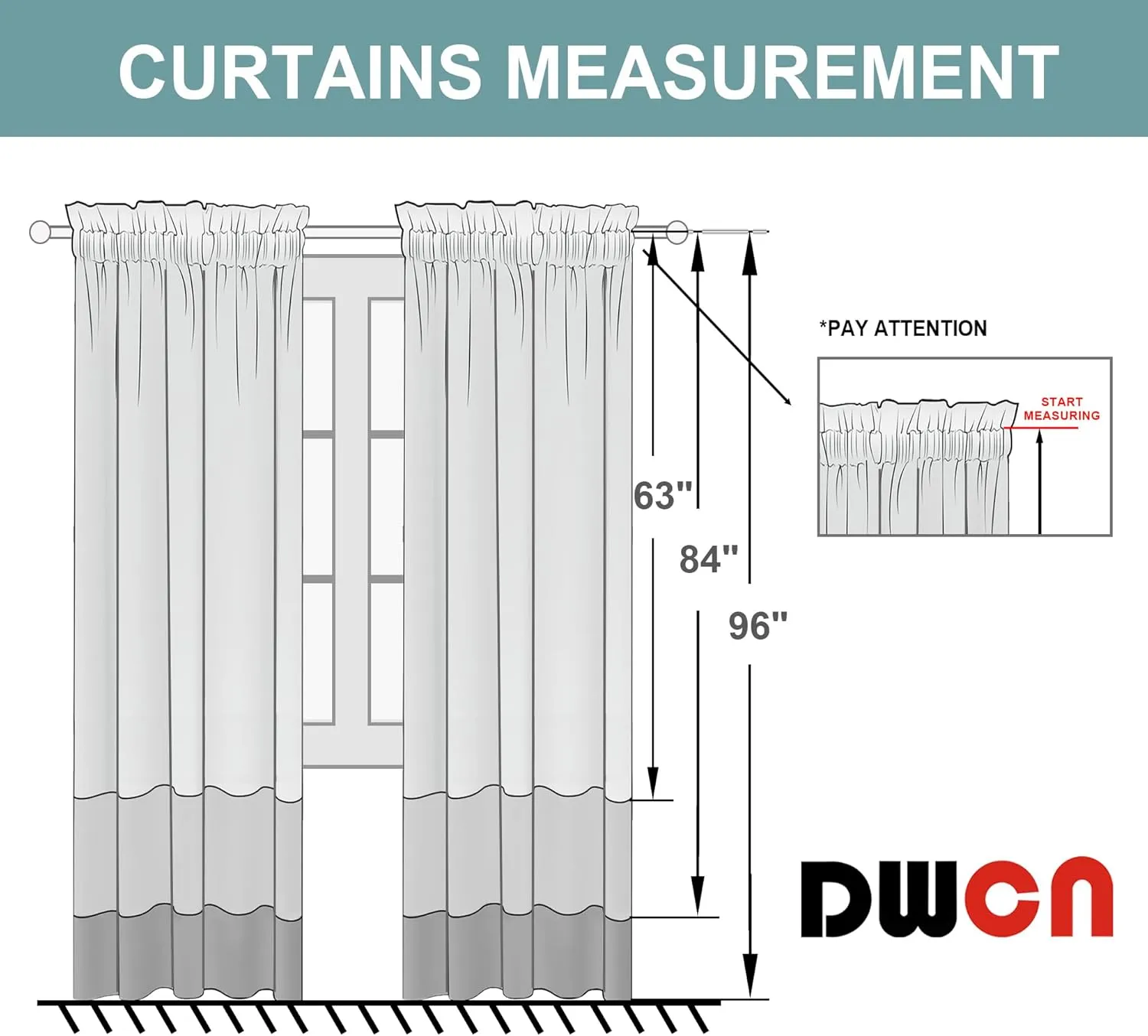DWCN Blush Pink Sheer Curtains Semi Transparent Voile Rod Pocket Curtains for Bedroom and Living Room, 52 x 54 inches Long, Set of 2 Panels
