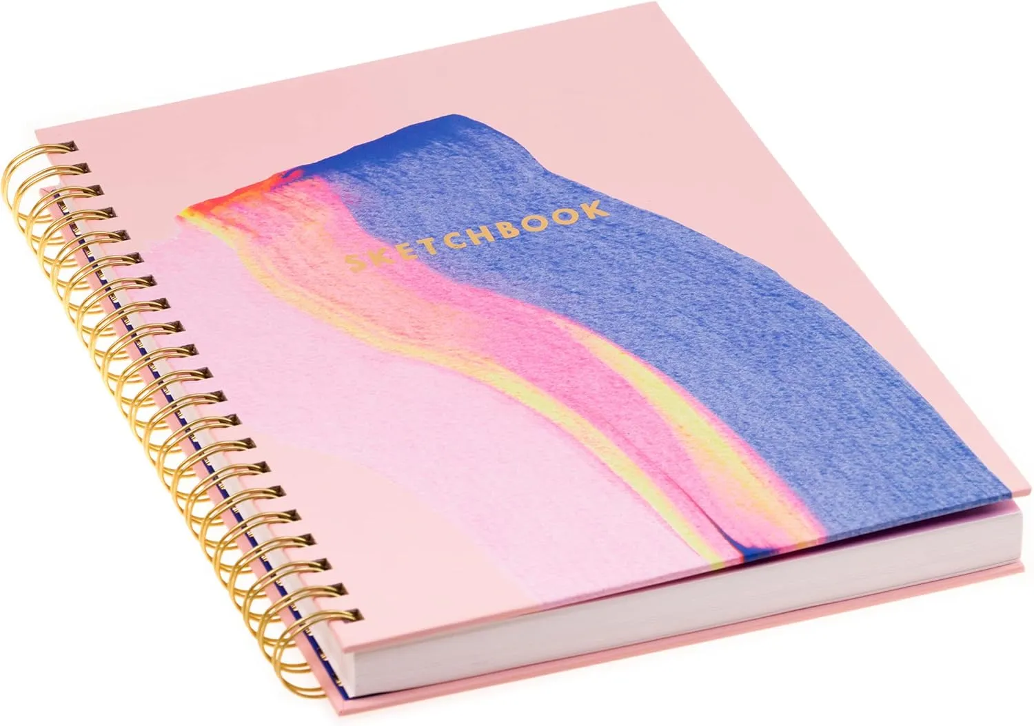 Eccolo Large Spiral Bound Sketchbook, 104 Perforated Sheets, Acid-Free Drawing Paper Ideal for Dry Media (80lbs/120gsm), Suitable for Kids, Teens, and Adults (8.25x11 inches)