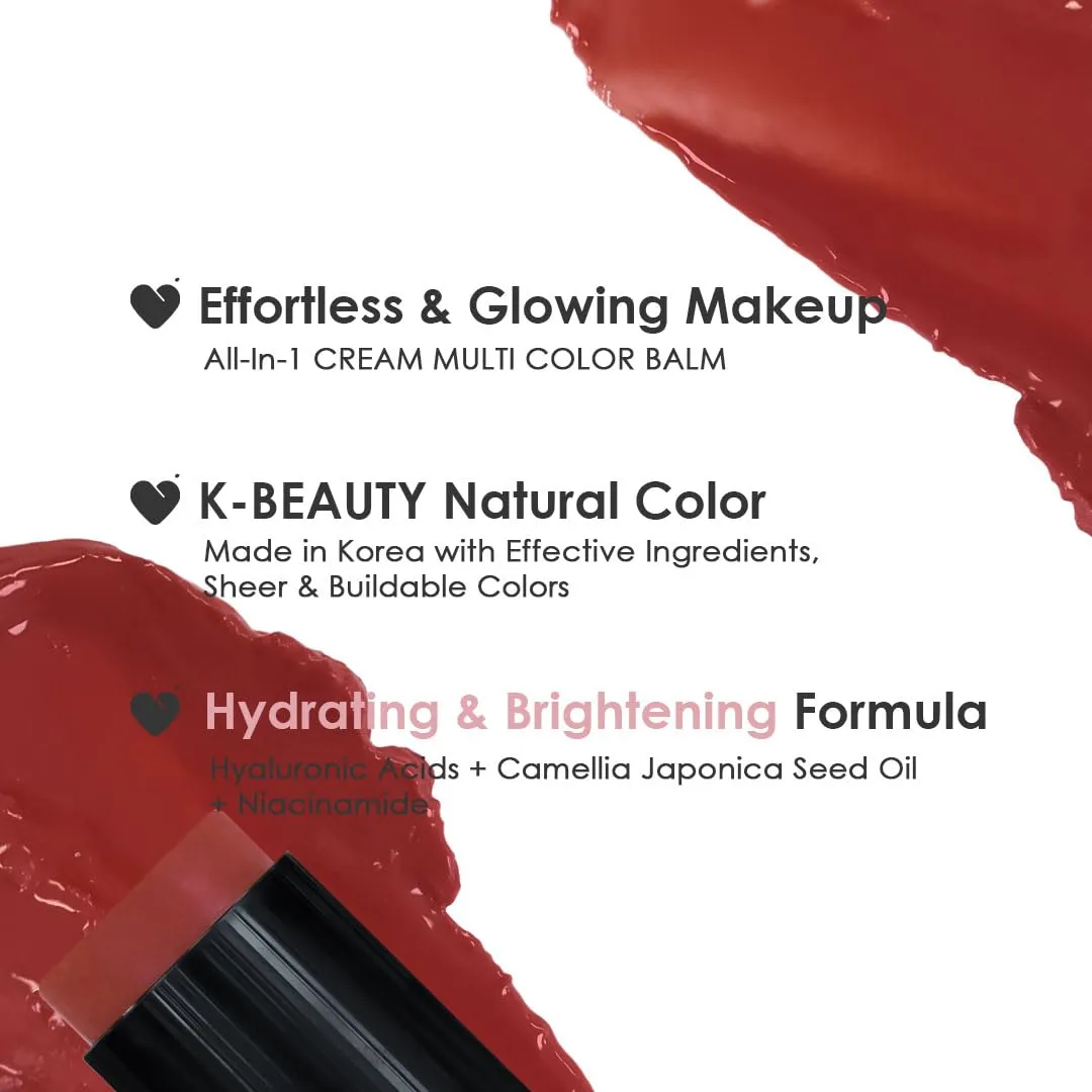 EFFORTLESS GLOW CAMELLIA MULTI-BALM (Sun-Kissed Berry, One size)