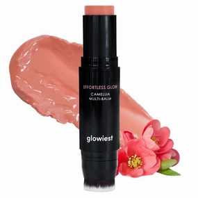 EFFORTLESS GLOW CAMELLIA MULTI-BALM - Dusty Rose I Effortless Makeup All-in-One Balm Stick for Face, Eyes and Lips, Daily Face Moisturizer Stick Multipurpose, Korean Skin Care