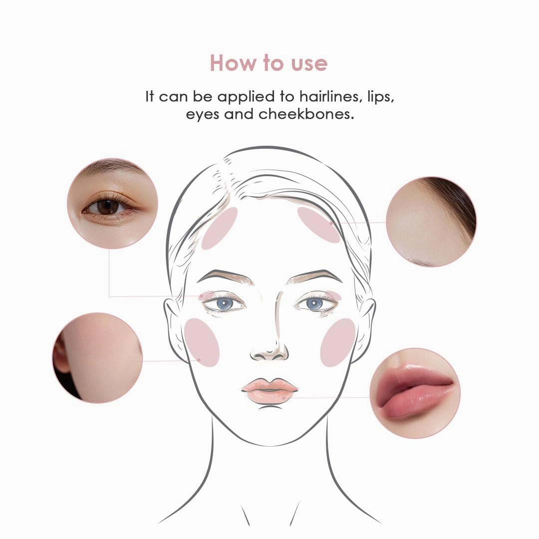 EFFORTLESS GLOW CAMELLIA MULTI-BALM - Dusty Rose I Effortless Makeup All-in-One Balm Stick for Face, Eyes and Lips, Daily Face Moisturizer Stick Multipurpose, Korean Skin Care