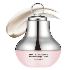 Electric Massage Eye Cream, for Dark Circle,Eye Cream Massage Electric,Firm and Smooth of Fine Lines,Tired Ey-e Refreshment with Gentle Vibration,Anti-Wrinkle, Firming, Moisturizing (#c)