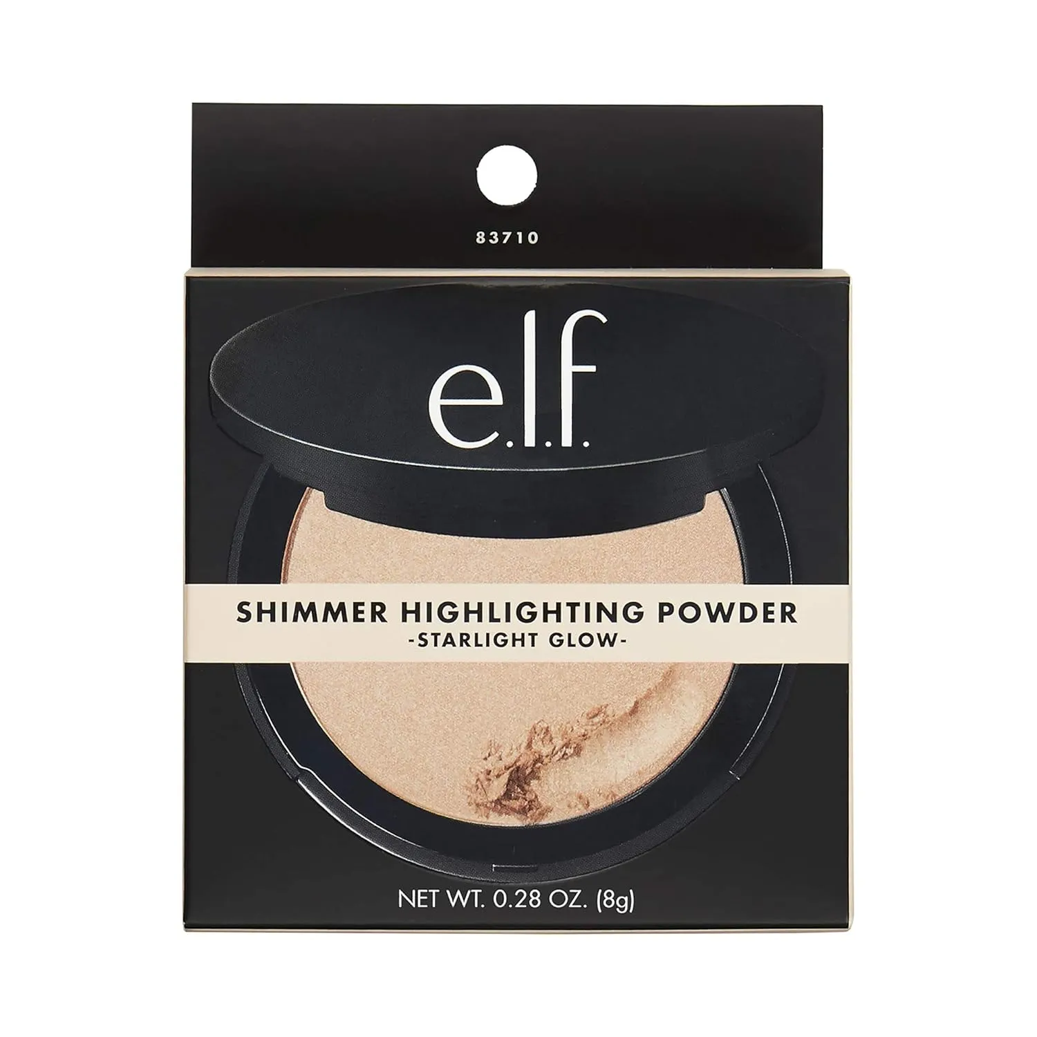 e.l.f. Cosmetics Shimmer Highlighting Powder, Illuminating Face Makeup, Starlight Glow, 1 Count