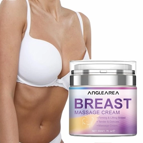 Elitzia Massage Cream Breast Firming Skincare Bust Natural Firming & Lifting Soothing Cream Tender Delicate Sleep Time Breast Moisturizer 1.7fl.oz Home Use ETBMC01