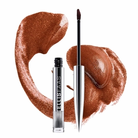 Ellis Faas Liquid Blush Dewy Cheek Tint Blendable & Buildable Long Lasting with Essential Oils, Rose Water & Squalene Contour & Highlight All Day Wear Face Makeup Made in Italy (304 Mulled Wine)