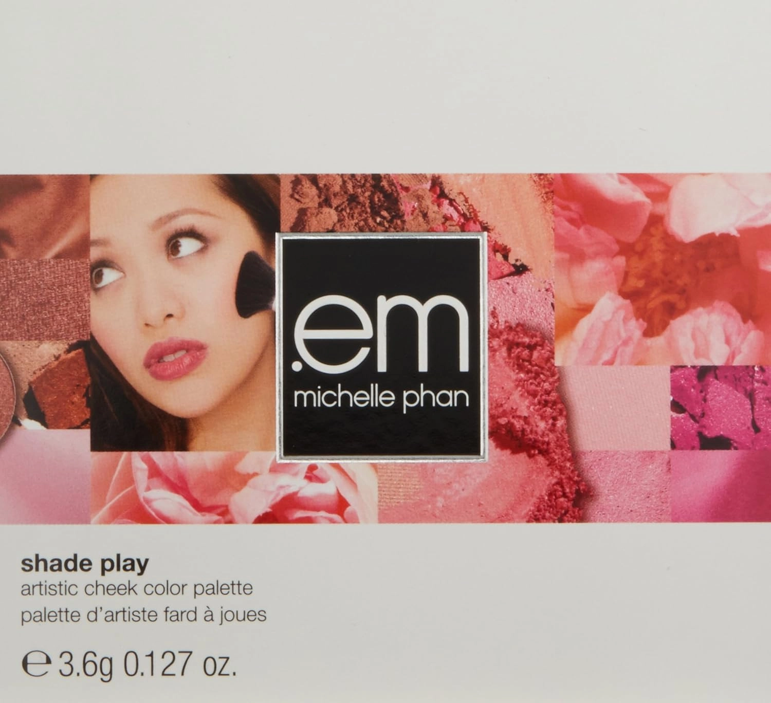 em michelle phan Shade Play Artistic Cheek Color Palette, Peach Charming