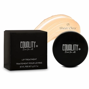 EQUALITY Lip Balm – Hydrating & Nourishing Formula, Rich in Antioxidants & Essential Fatty Acids – Paraben-Free, Lightweight & Smooth Application – Sheer Clear 5g / 0.17oz