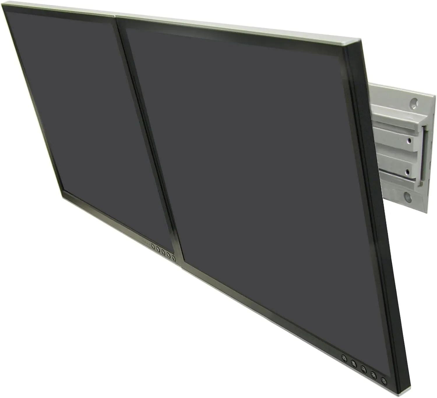 Ergotron – Neo-Flex Dual Monitor Mount, VESA Wall Mount – for 2 Monitors Up to 24 Inches, 0 to 25 lbs Each