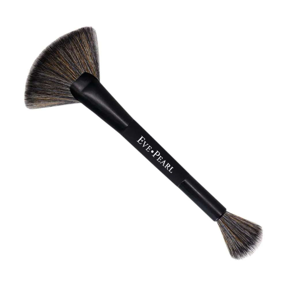 EVE PEARL 5 Pcs Set of Full Coverage Face, Cheek And Lip Collection Skin Care Makeup Complete Set of Foundation Blush Lipstick with Professional Brushes (Dark)
