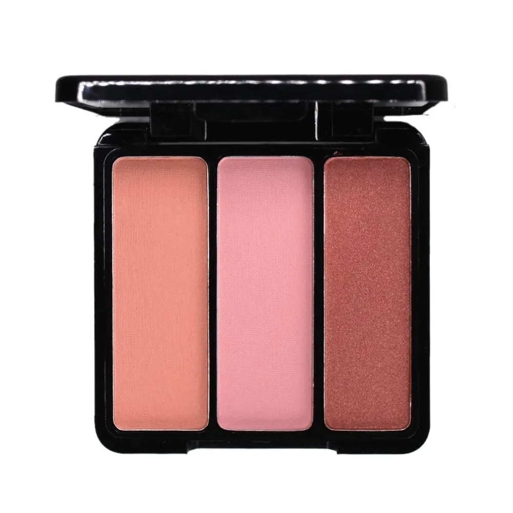 EVE PEARL 5 Pcs Set of Full Coverage Face, Cheek And Lip Collection Skin Care Makeup Complete Set of Foundation Blush Lipstick with Professional Brushes (Medium)