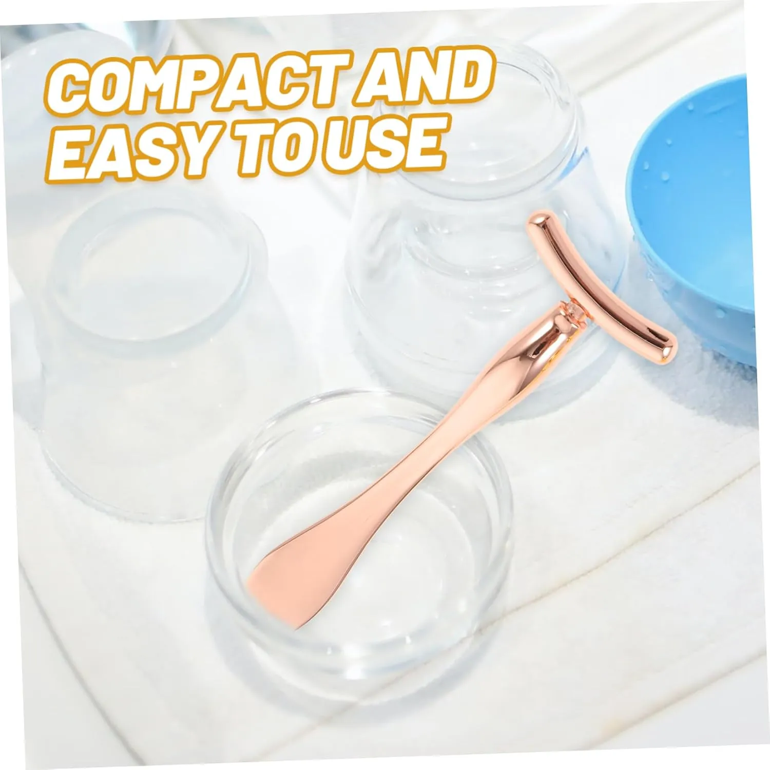 Eye Massage Stick Kit T-shaped Sticks for Face Sculpting Beauty Tools Facial Mask Spoon Women's Beauty Accessories