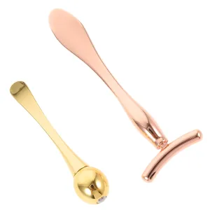 Eye Massage Stick Kit T-shaped Sticks for Face Sculpting Beauty Tools Facial Mask Spoon Women's Beauty Accessories