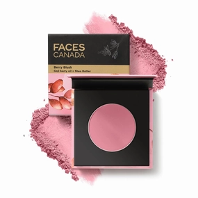 FACES CANADA Berry Blush - Love Vibes Only 03, 4g | Lightweight Long Lasting Ultra-Matte HD Finish | Silky Smooth Texture | Melts Effortlessly & Buildable