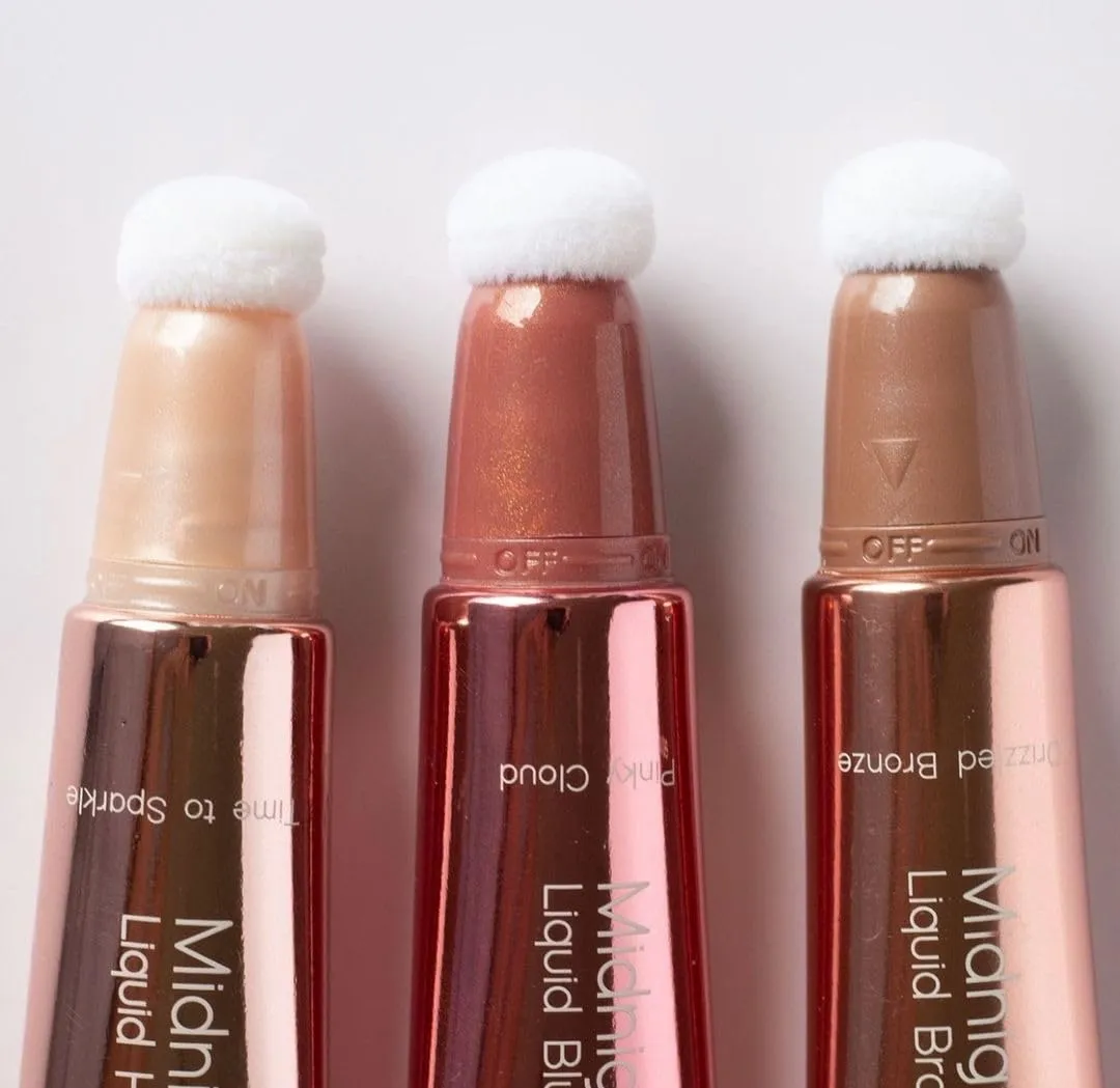 FARMASi Midnight Touch Blush, Flushed Cheeks, Liquid Blush Pinky Cloud for a Radiant Glow, Weightless Watercolor Sheer Finish (Pink Blush)