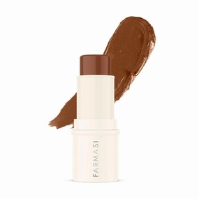 Farmasi Smize Bronzer Stick 4.5g / 0.16Oz – Creamy Contour Stick for Sun-Kissed Glow & Sculpted Definition – Easy-to-Blend Makeup for Face & Body – Natural Finish for All Skin Types
