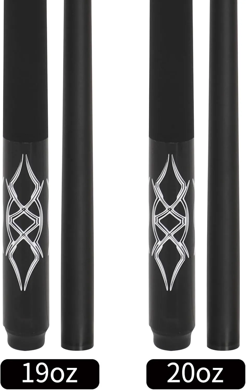 Fiberglass Graphite Composite Billiard Pool Cue Sticks 18oz 19oz 20oz 21oz 58inch