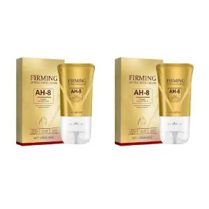 Firming Neck Cream for Crepey Skin Body Care Comfort,Roller Neck Cream, Contains Hexapeptide Moisturizing, AH-8 Tightening Lotions Cosmetic Skin Care Skin Repair (Gold, 2PC)