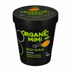 Firming Body Scrub with Coffee & Mango – Exfoliating, Smoothing, Glow-Enhancing – Vegan, Organic Skincare for Toned Skin – 250 g