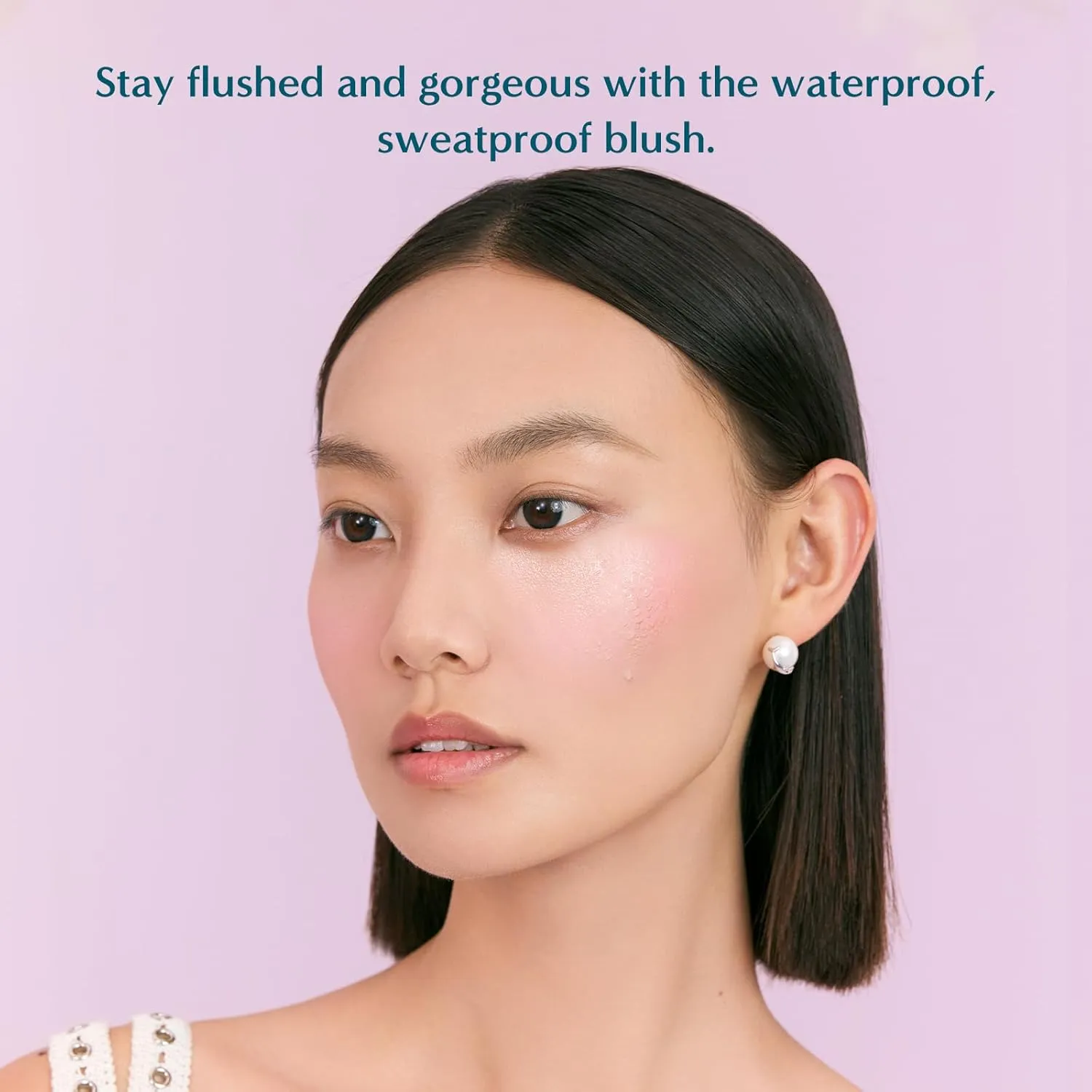 FLORASIS Ethereal Flush Smooth Powder Blush (Ode to Embroidery) (01 Apricot Milk, 1 Count)