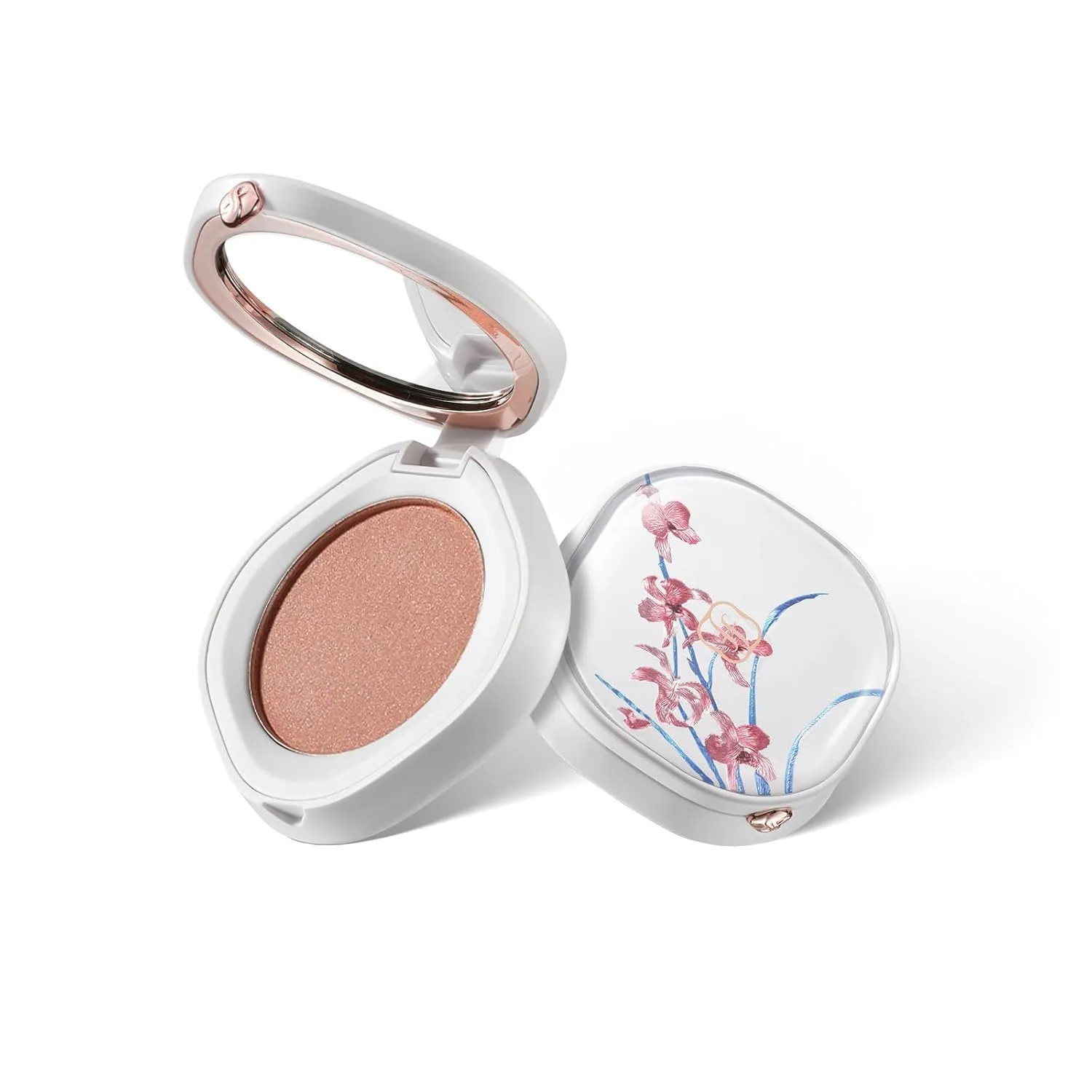 FLORASIS Ethereal Flush Smooth Powder Blush (Ode to Embroidery) (01 Apricot Milk, 1 Count)
