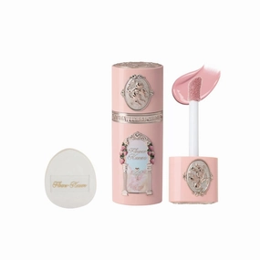 Flower Knows Strawberry Cupid All Day Glow Liquid Blush 02 Little Angel Cushion Powder Puff Set