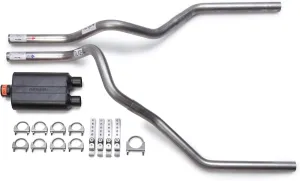 Flowmaster Super 44 Mandrel-Bent Dual Truck Exhaust Kit without Tips