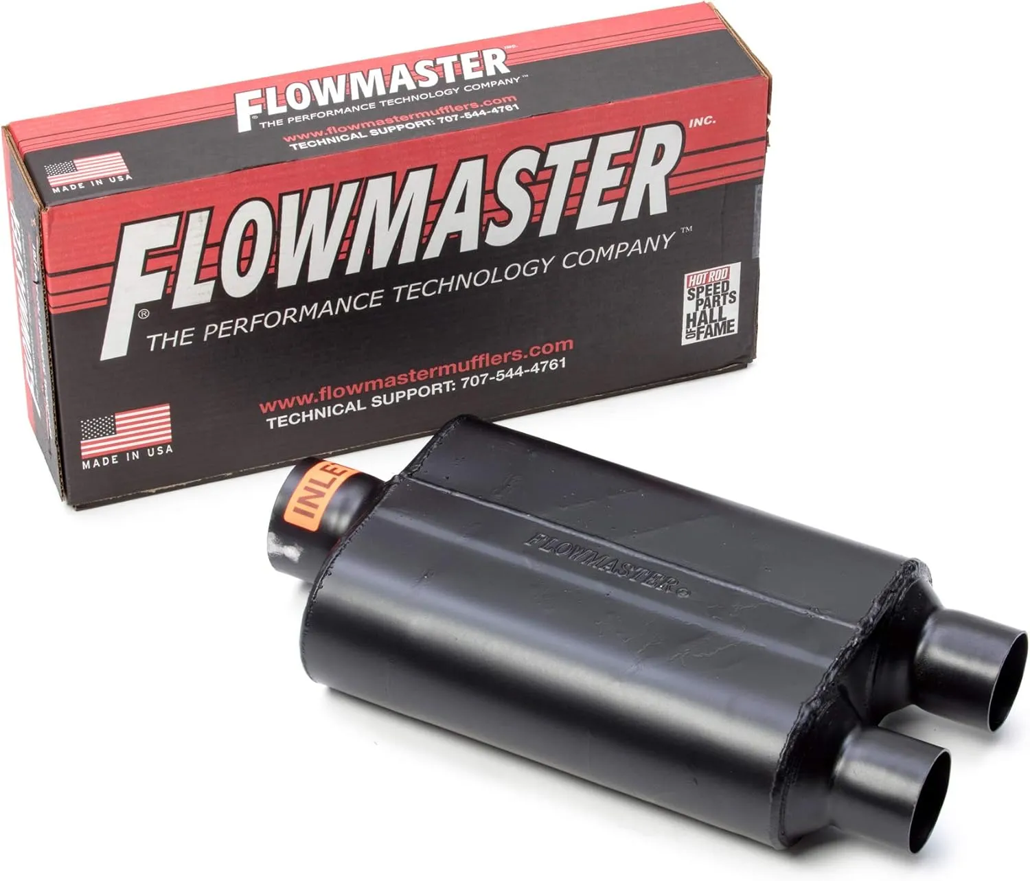 Flowmaster Super 44 Mandrel-Bent Dual Truck Exhaust Kit without Tips