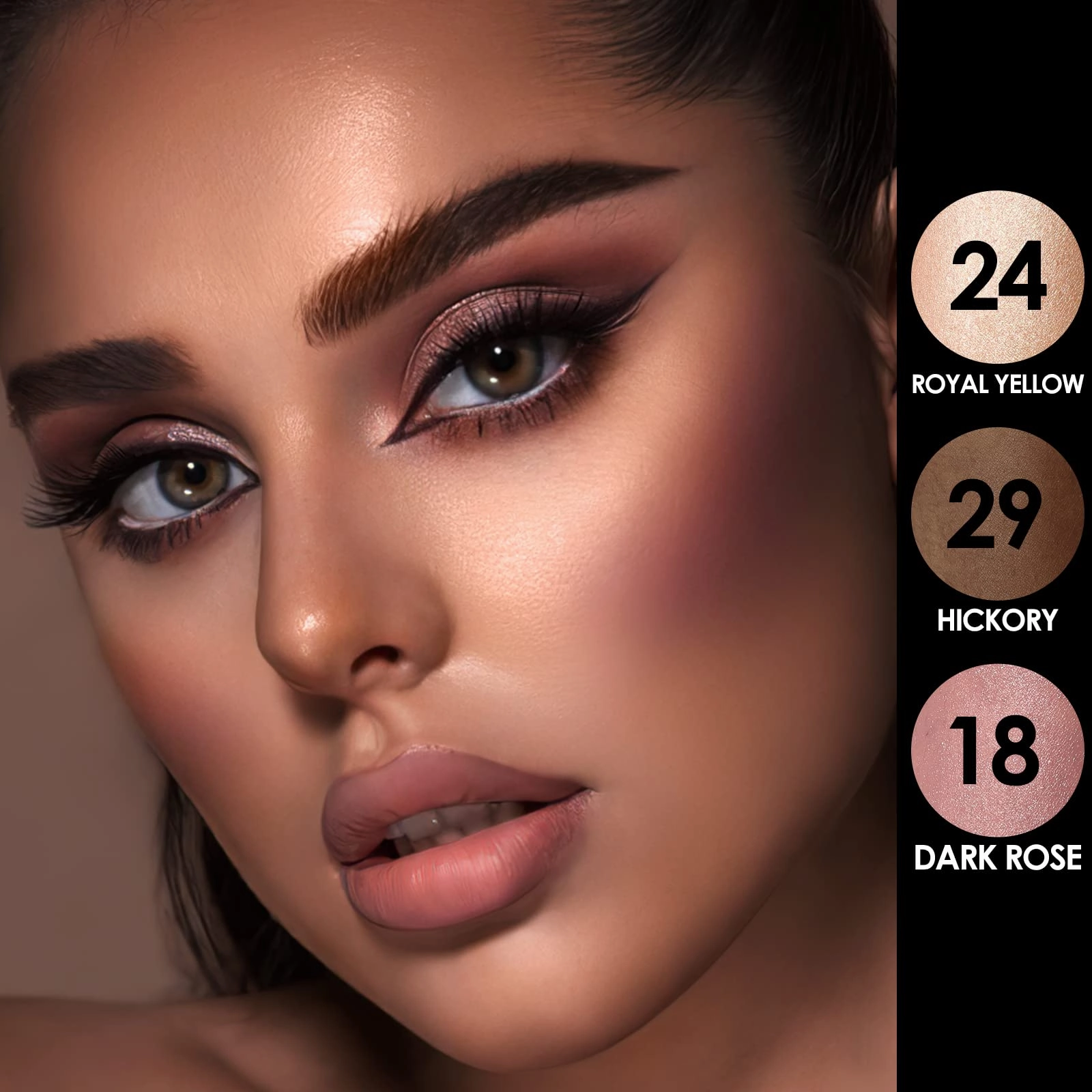 FOCALLURE 3 Pcs Cream Contour Sticks,Shades with Highlighter & Bronzer & Blush,Non-greasy Long-wear Face Contouring Pen,Easy to Sculpt the Face and Create a Lightweight Finishing Makeup,DEEP
