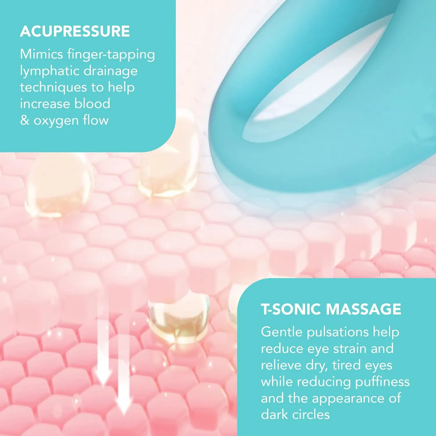 FOREO IRIS 2 Lymphatic Drainage Eye Massager | Dark Eye Circle Remover & Eye Bags Remover | Enhanced Under Eye Cream Absorption | Anti Wrinkle Eye Puffiness Reducer | 2-year Warranty | Mint