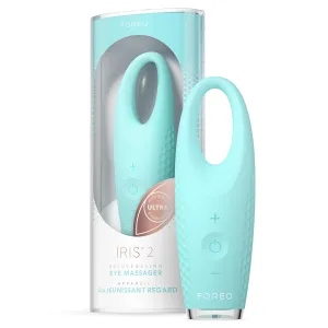FOREO IRIS 2 Lymphatic Drainage Eye Massager | Dark Eye Circle Remover & Eye Bags Remover | Enhanced Under Eye Cream Absorption | Anti Wrinkle Eye Puffiness Reducer | 2-year Warranty | Mint