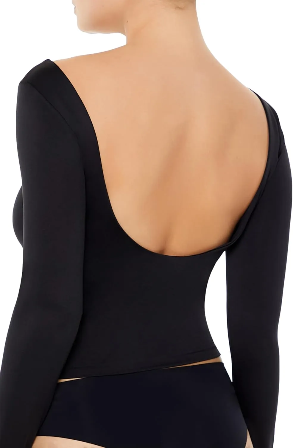 Forever 21 Women's Contour Sculpt Boat Neck Top
