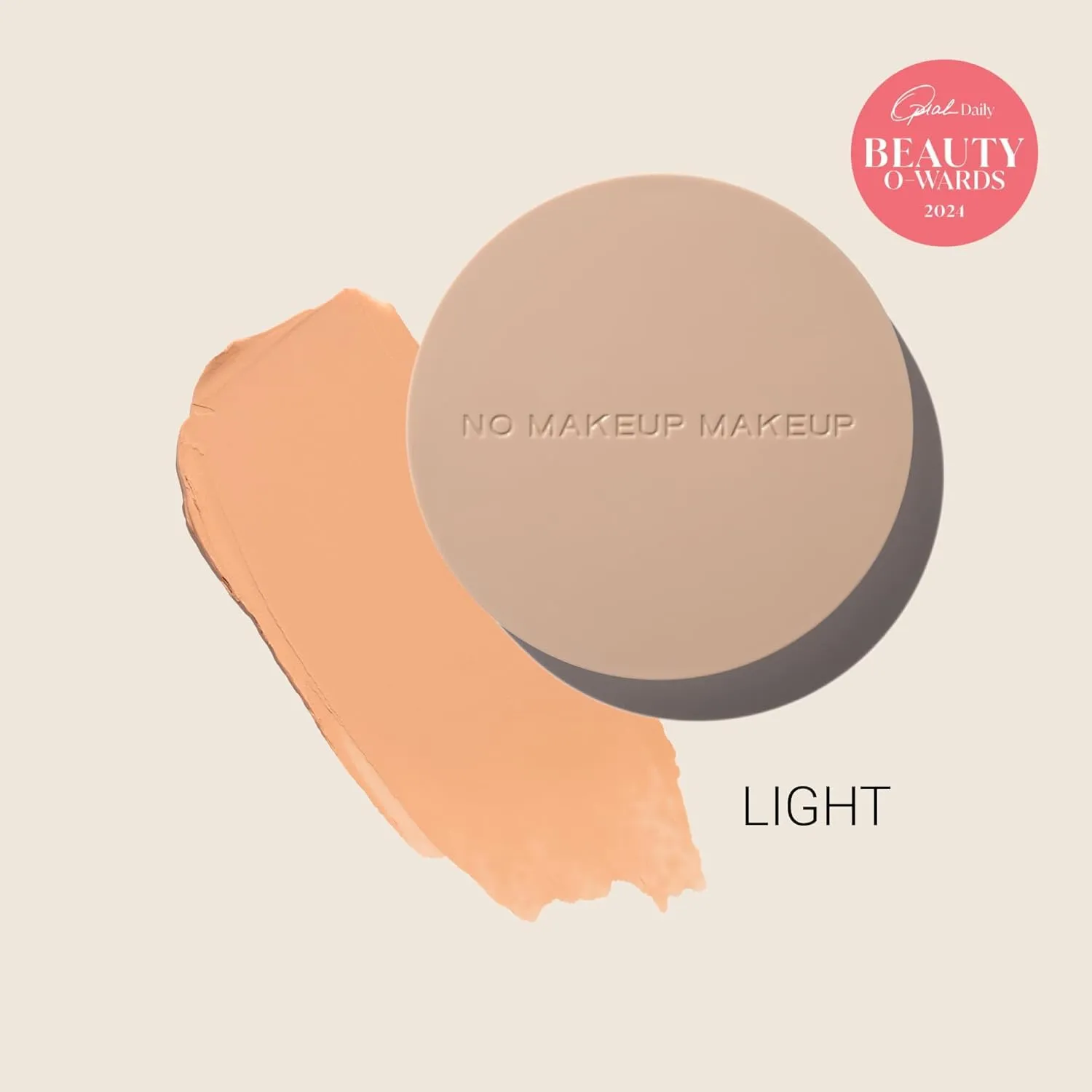 Foundation by No Makeup Makeup | Conceal & Correct with Long-Lasting, Buildable Formula & Lightweight Soft Finish | Cruelty-Free, Vegan, Fragrance-Free | Light