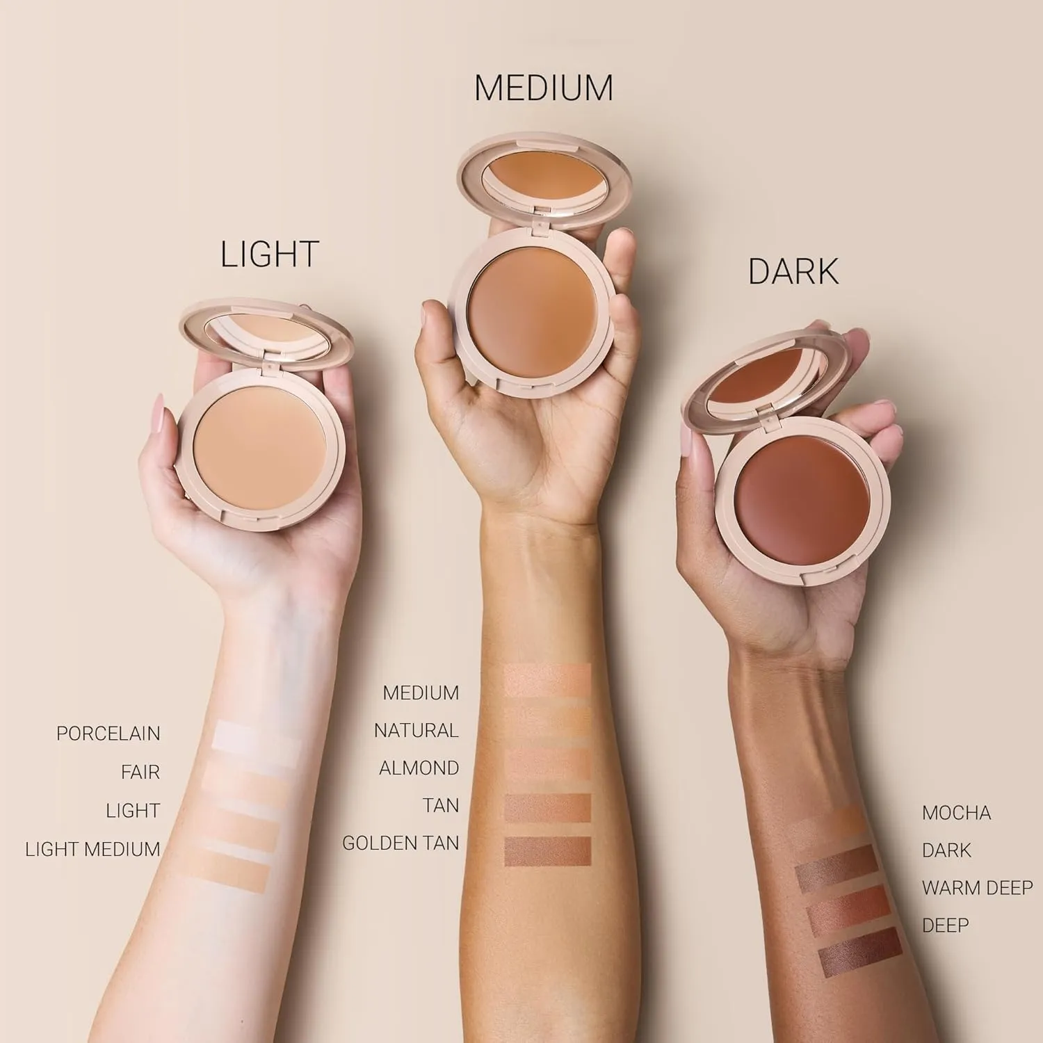Foundation by No Makeup Makeup | Conceal & Correct with Long-Lasting, Buildable Formula & Lightweight Soft Finish | Cruelty-Free, Vegan, Fragrance-Free | Light