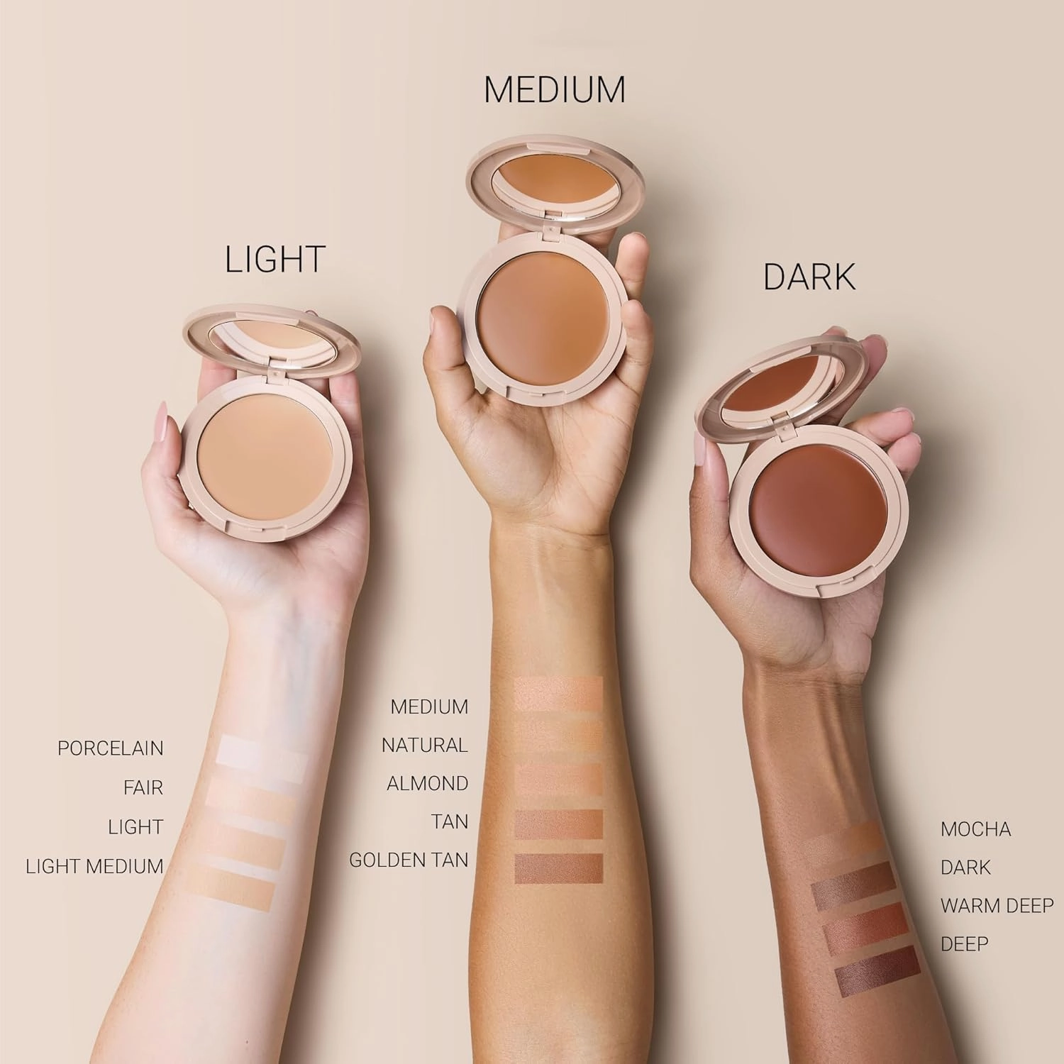 Foundation by No Makeup Makeup | Conceal & Correct with Long-Lasting, Buildable Formula & Lightweight Soft Finish | Cruelty-Free, Vegan, Fragrance-Free | Warm Deep