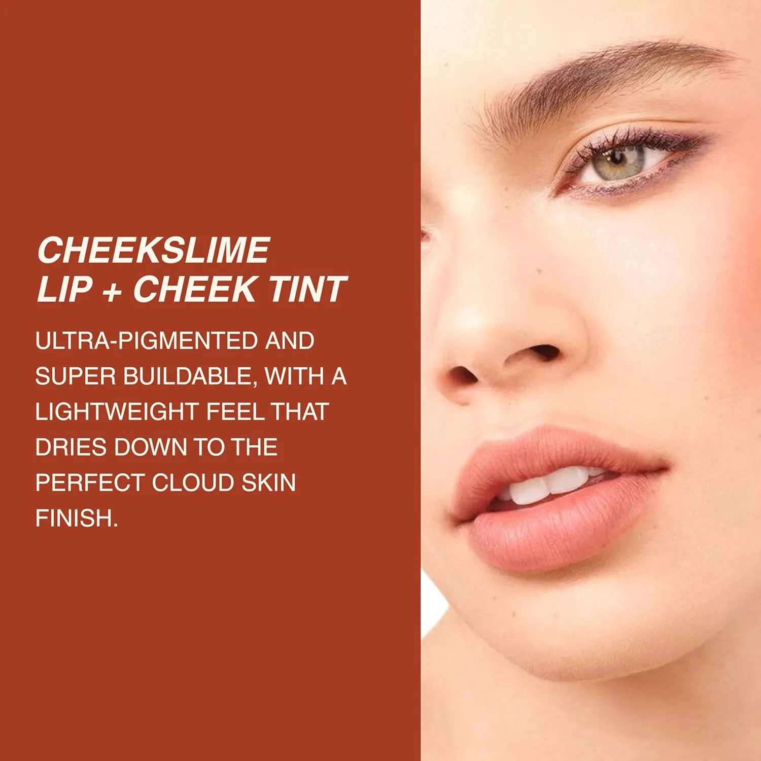 Freck Beauty CHEEKSLIME Lip & Cheek Tint - Liquid Cream Blush, High Impact Pigments, Blends Seamlessly, Dries Down to Natural Flush for All Skin Tones | JAM SESH (Deep Berry)
